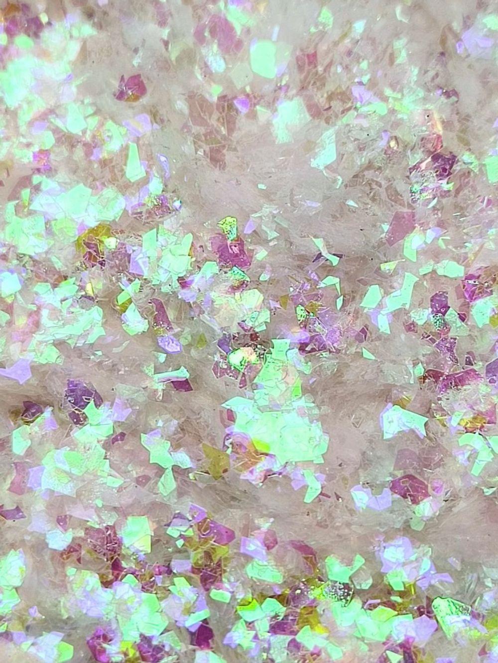 Хлопья - слюда 88716 хамелеон прозрачный - для литья изделий и творчества