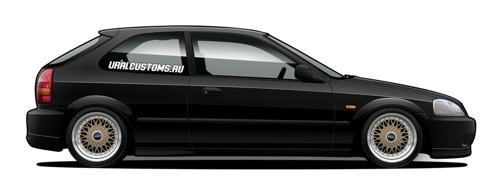 Civic BBS RS Золото
