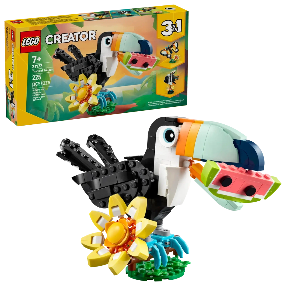 Конструктор LEGO Creator 3in1 31173 Дикие животные: Тропический тукан