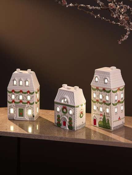 Домик с подсветкой olgod из коллекции new year essential, 19см