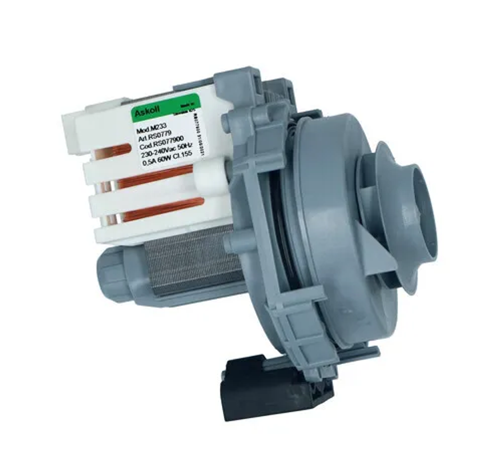 Насос рециркуляционный посудомоечной машины Askoll 60W С00302796, 272798
