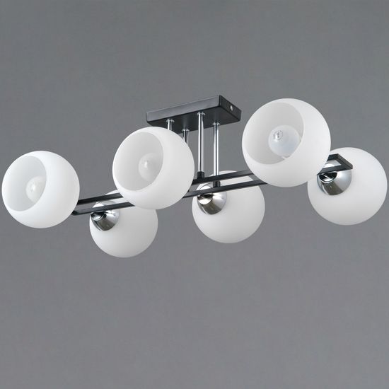 IL0791-6CSQ-25 BK CR TRENTO светильник потолочный