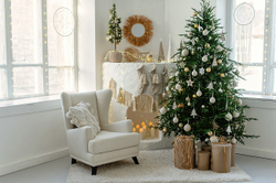 Ель искусственная литая с шишками Лесная Фея