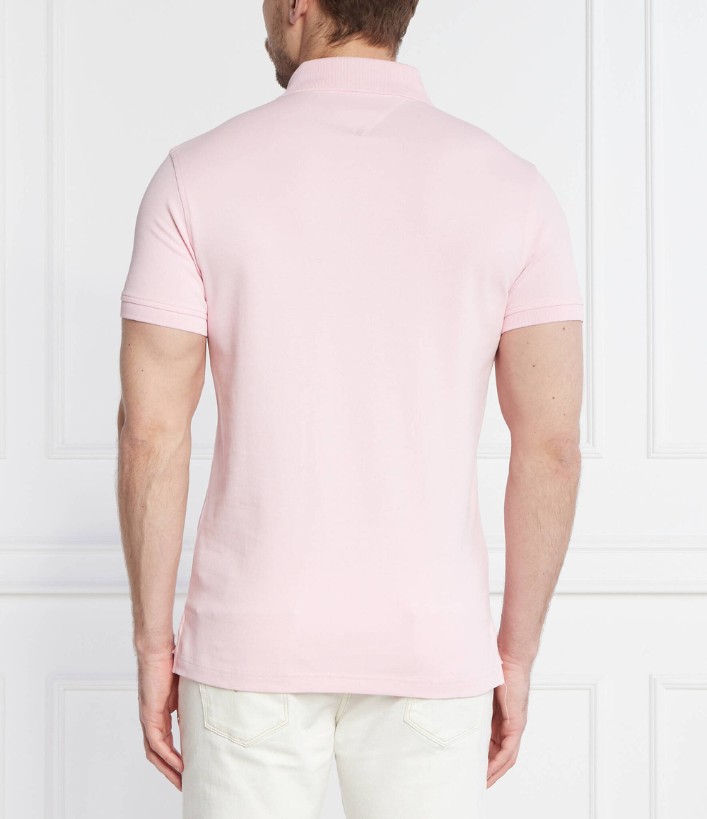 Поло 1985 Tommy Hilfiger - розовый(MW0MW17771)