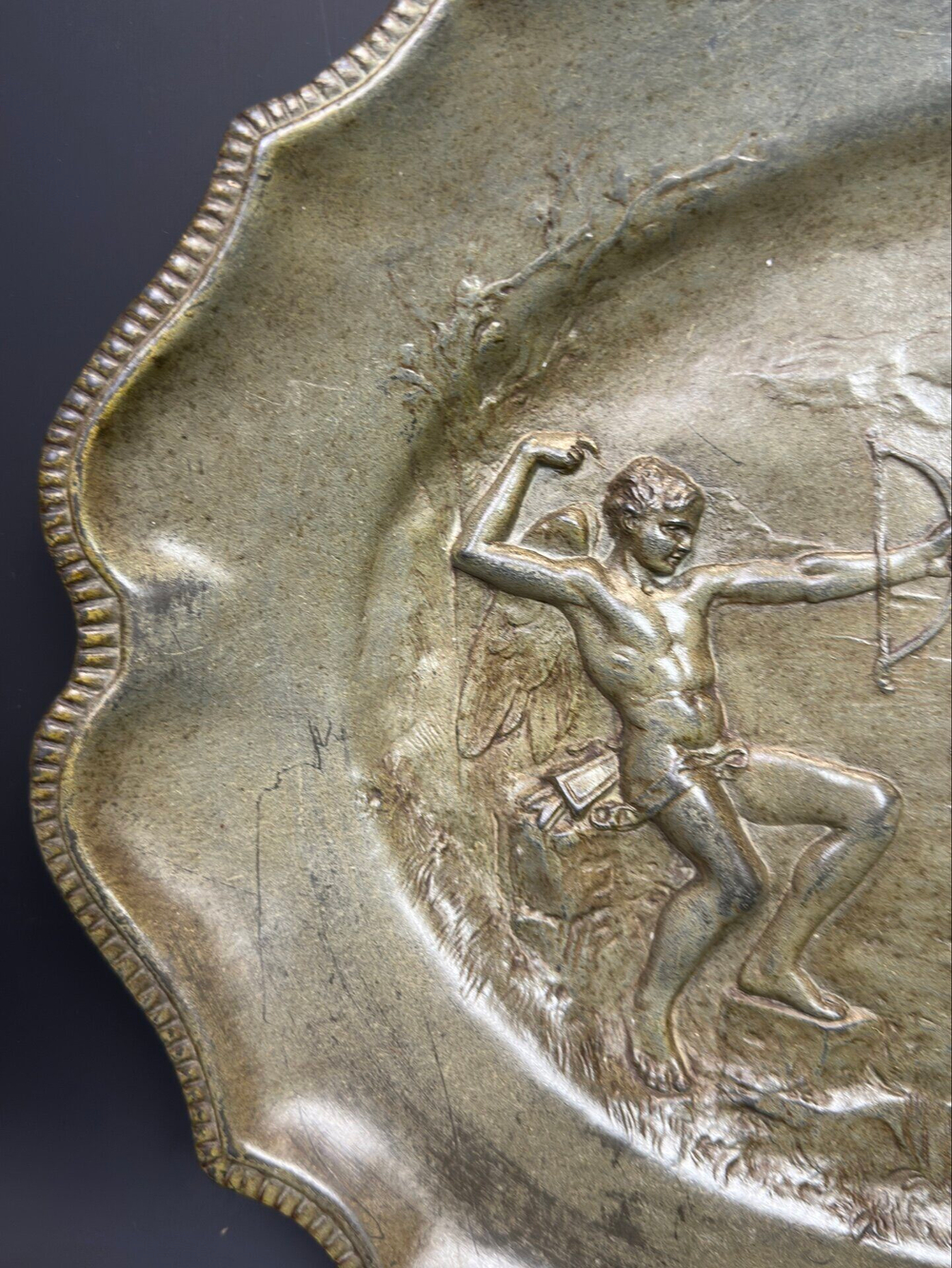 Декоративное блюдо — Дафна и Аполлон. Ар-Нуво