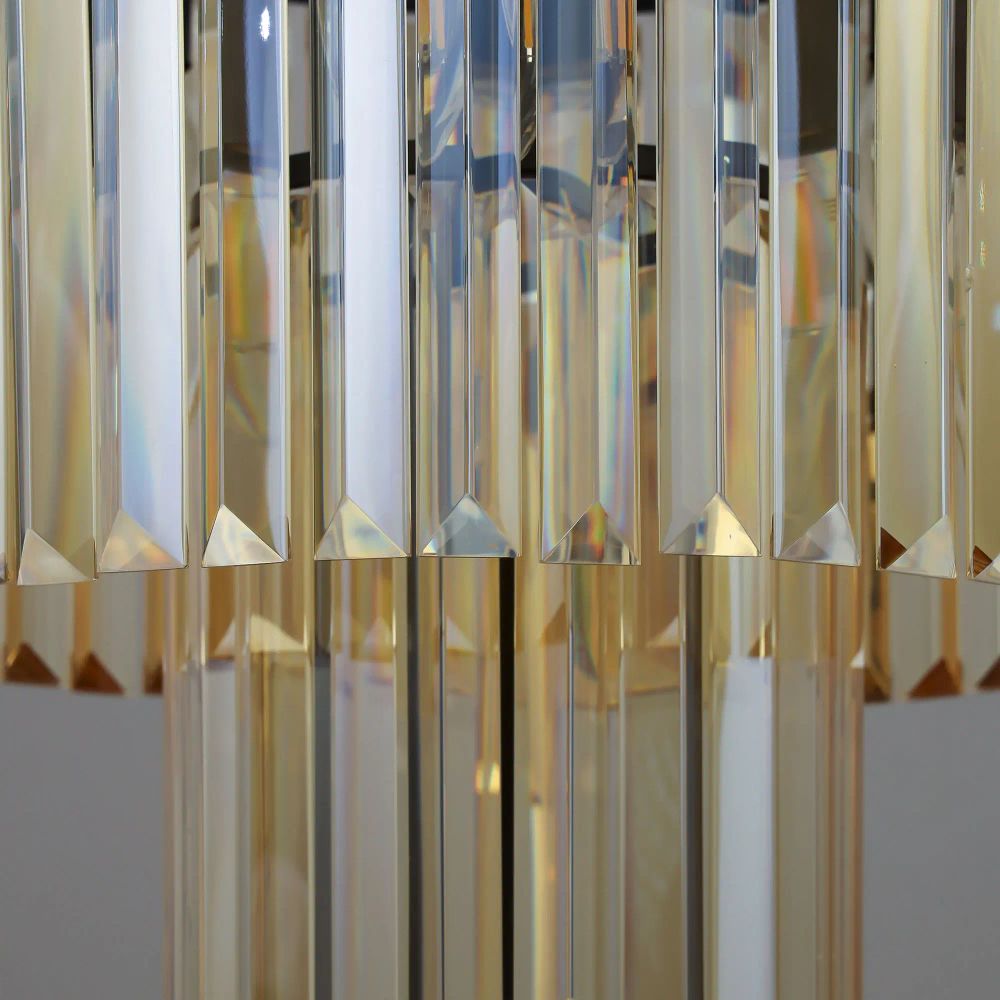 Citilux Мартин CL332862 Настольная лампа хрустальная Шампань