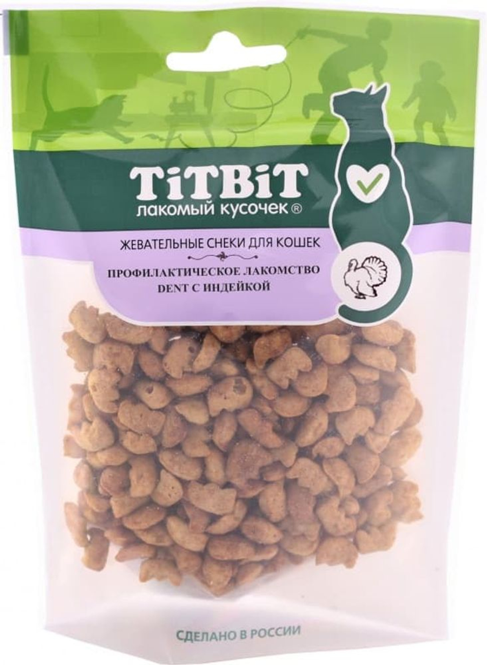 Tit Bit жевательные снеки для кошек с индейкой