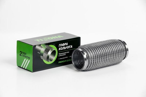 Гофра 64/200 (AISI 304 wire mesh, interlock) P64200WM