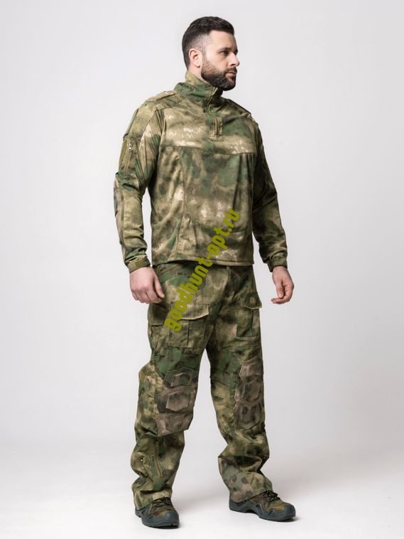 Костюм тактический с защитой маскировочный Черепаха Мох