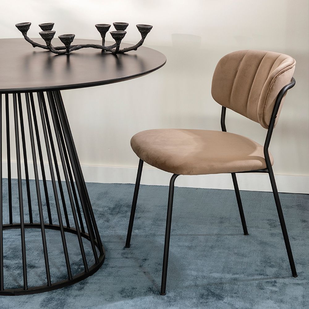 Стул Eirill, велюр, светло-коричневый