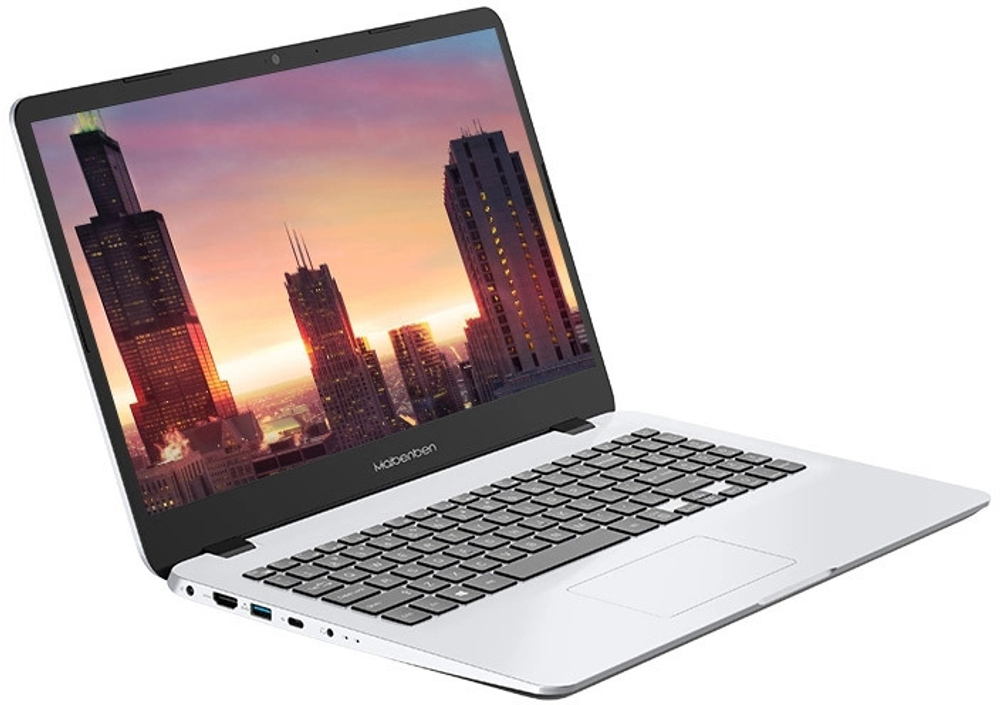Ноутбук  Maibenben M547 Pro 15.6 ", Ryzen 7 PRO, 16 Гб RAM, 512 Гб SSD, Radeon Graphics, Серебристый
