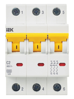 KARAT Автоматический выключатель ВА47-60M 3P C 2А 6кА IEK