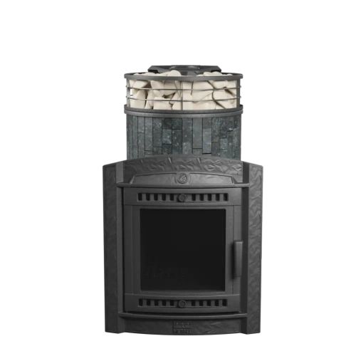 Печь банная «Атмосфера L» Пироксенит ламель+сетка с тоннелем NEW