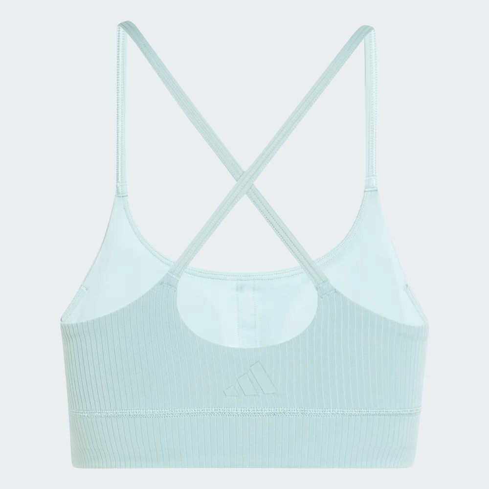 Спортивный бюстгальтер adidas All Me с легкой поддержкой из рибаны - ADIDAS