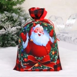 Мешок подарочный «А вот и Дед Мороз» 21*32 см