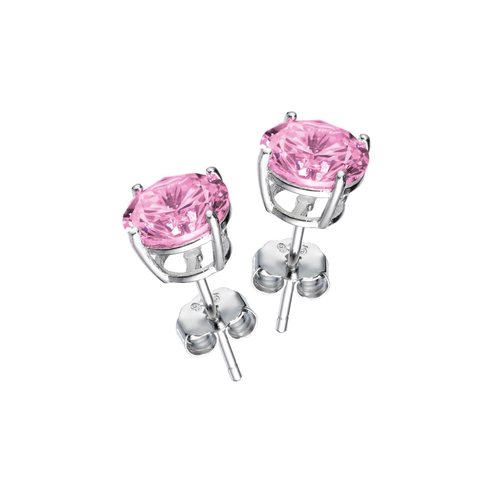 Серьги пусеты De Fete Pink M