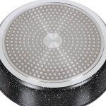 Сковорода алюминий, 24 см, антиприг, Daniks, Олимп Гранит, чер, DFP-24-BLM-IND, индукц