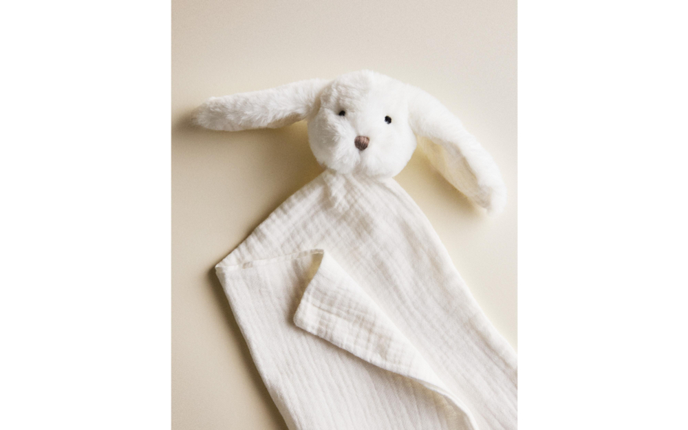 Игрушка-комфортер Zara Home, белый, 7607/051