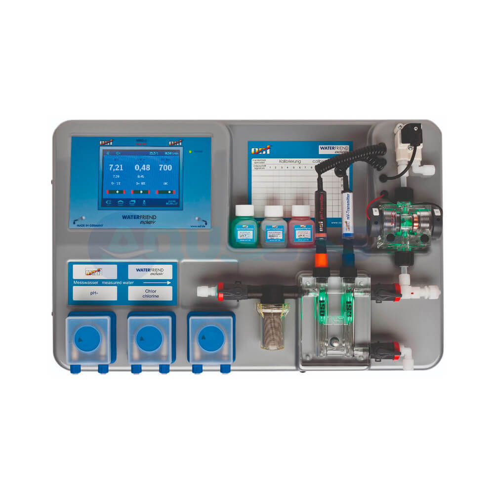 Система измерения и регулирования Cl/pH/Rx OSF WATERFRIEND exclusiv Chlor MRD-3 +3 доз. насоса (310.000.0890)