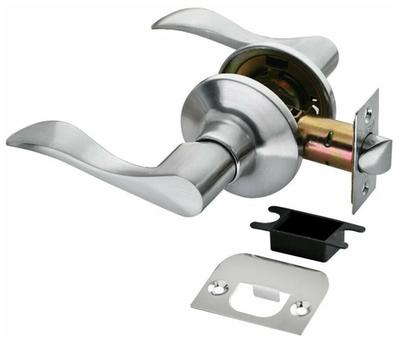 Ручка нажимная, комплект с механизмом без фиксатора HK-03 хром матовый