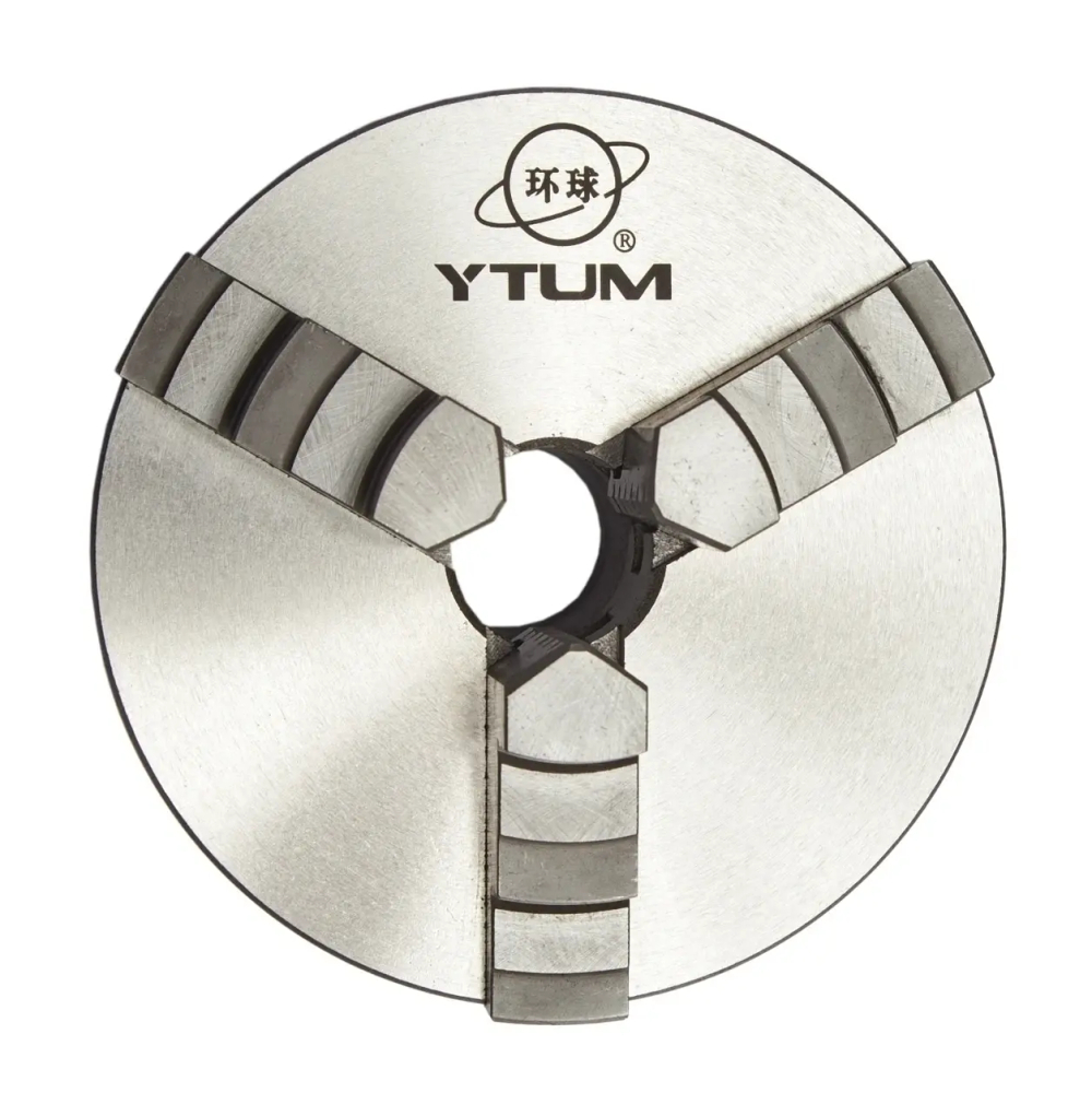 Токарный патрон К11-100 мм, трехкулачковый, самоцентрирующийся