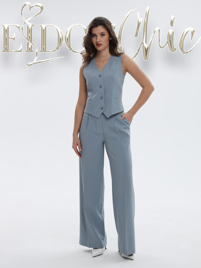 Брюки палаццо классические широкие