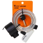 Замок велосипедный тросовый West biking, YP0705102