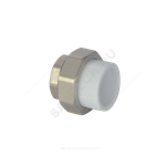 Муфта PP-R комбинированная разъемная белая Дн 32х1/2" ВР VALFEX 10155215