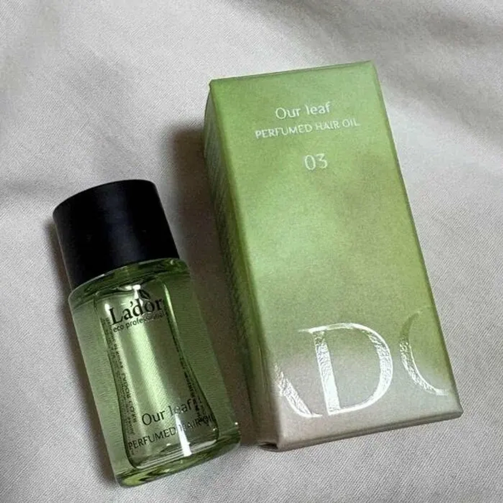 Масло для волос с ароматом свежей зелени La'dor Perfumed Hair Oil 03 Our Leaf, 10 мл