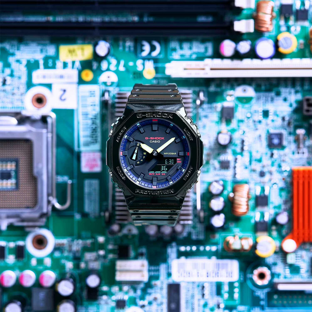 Часы Casio GA-2100RGB-1A