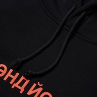 Худи ZNY RUS, черный/красный принт