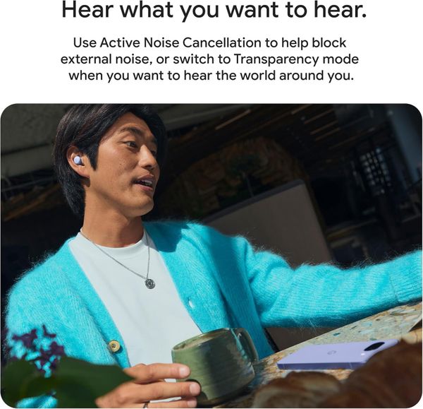 Беспроводные наушники Google Pixel Buds 2a, Серый туман | Fog