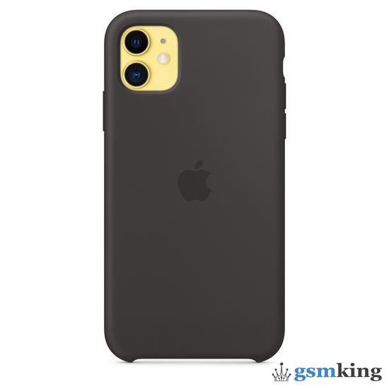 Apple Silicone Case iPhone 11 Black (Чёрный)