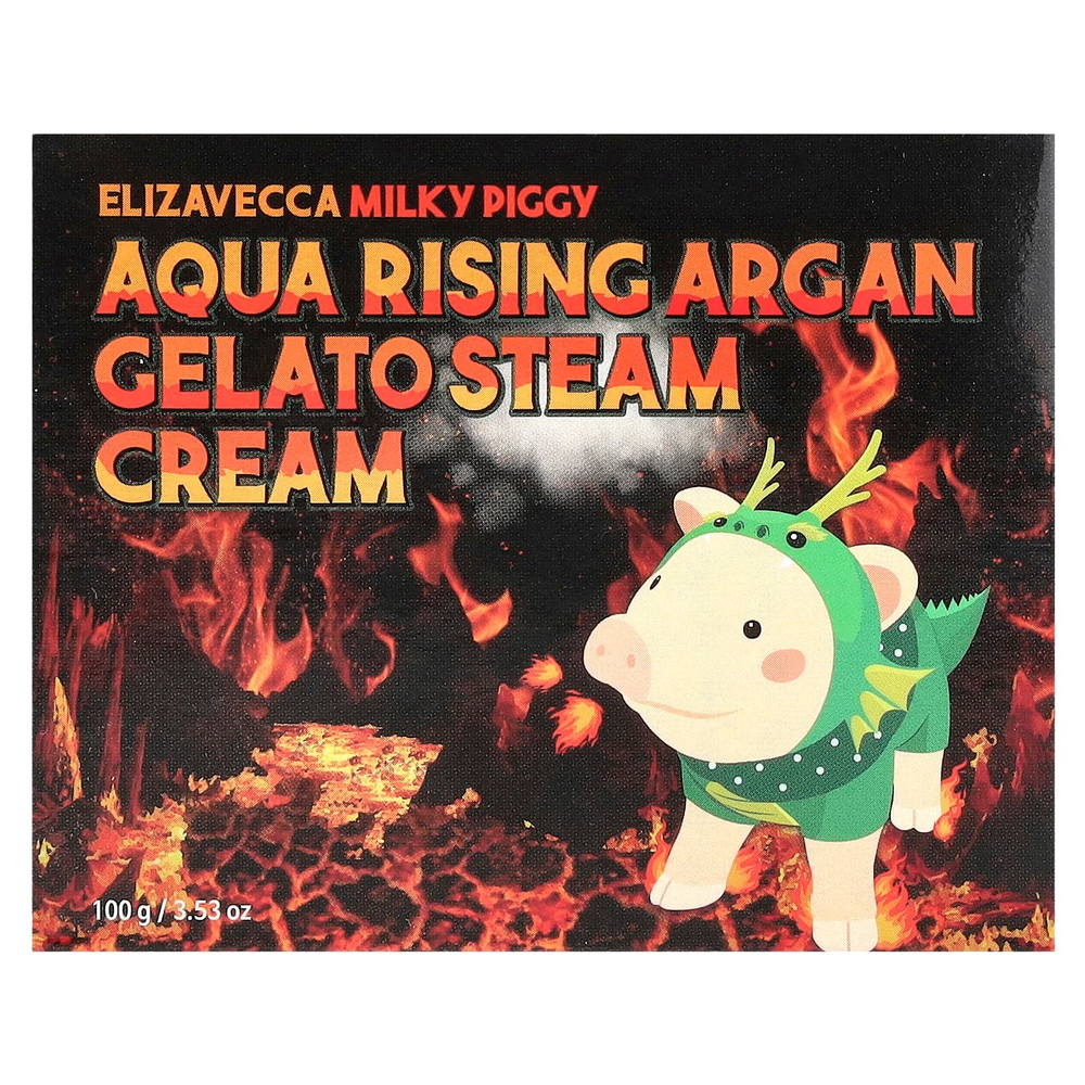Elizavecca, Паровый крем для арганового джелато Аква Рост, 100 г