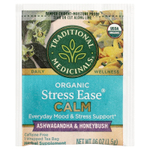Traditional Medicinals, Organic Stress Ease® Calm, ашваганда и ханибуш, без кофеина, 16 чайных пакетиков в упаковке, 24 г (0,85 унции)