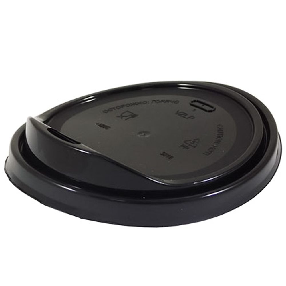 Крышка ЧЕРНЫЙ ГЛЯНЕЦ (50шт/1200) Д-90