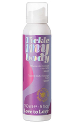 Массажная хрустящая пенка Tickle My Body Monoi с ароматом моной - 150 мл.