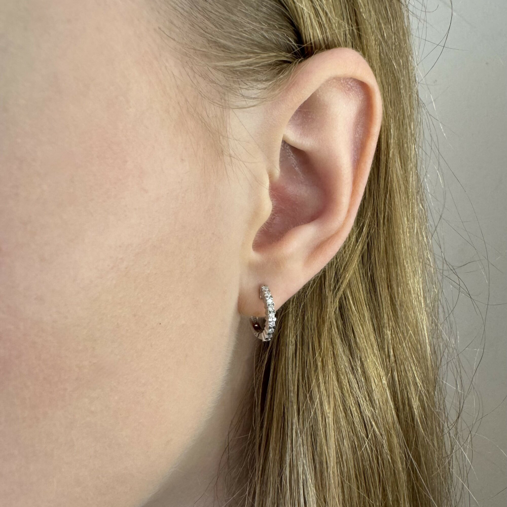 Ефимов Золотые серьги с бриллиантами