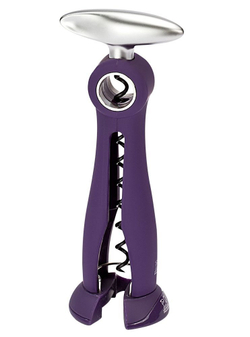 Штопор с обрезателем фольги Peugeot Salma фиолетовый Франция