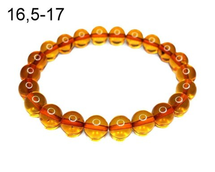 Браслет шар из натурального янтаря
