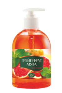 Iris Aroma Line Мыло жидкое "Грейпфрут и мята" с дозатором 500мл