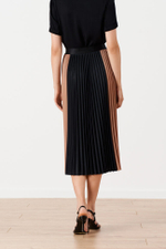 4869 Юбка женская (черный/бежевый/молочный)