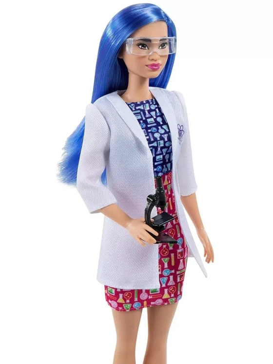 Кукла Барби Профессии кем быть Учёная HCN11