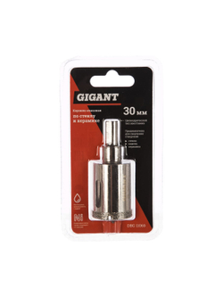 Коронка алмазная по стеклу и керамике (30 мм; 30 мм) Gigant DBG 11069