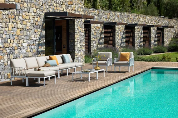 Уличное кресло Komodo Poltrona, серое