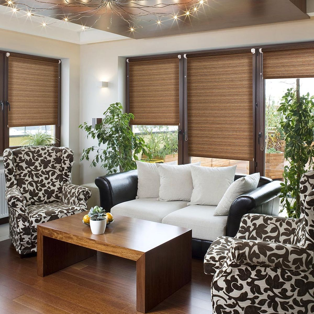 Рулонная штора Маракеш, 170х52 см, шир.крепл. 56 см, орех, СРШ-01М-2302