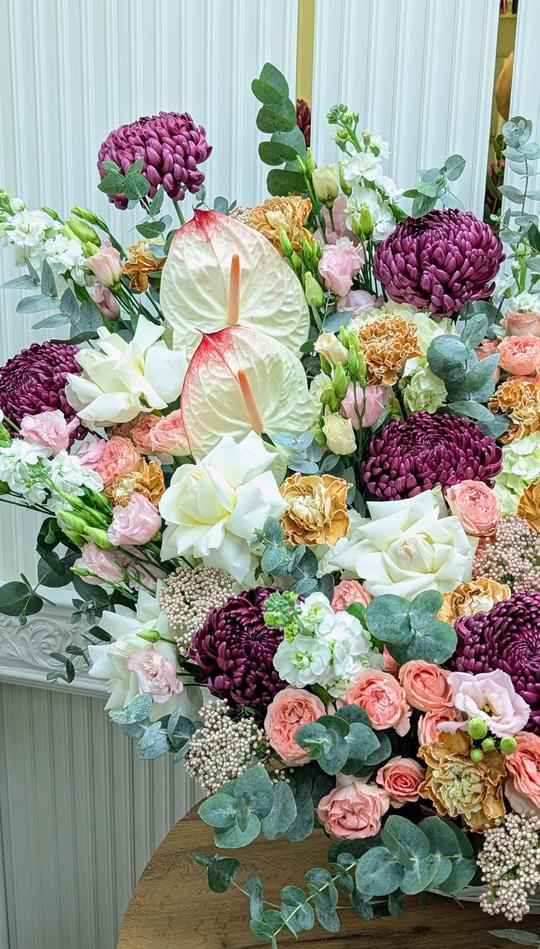 Композиция в корзине early autumn in Moscow