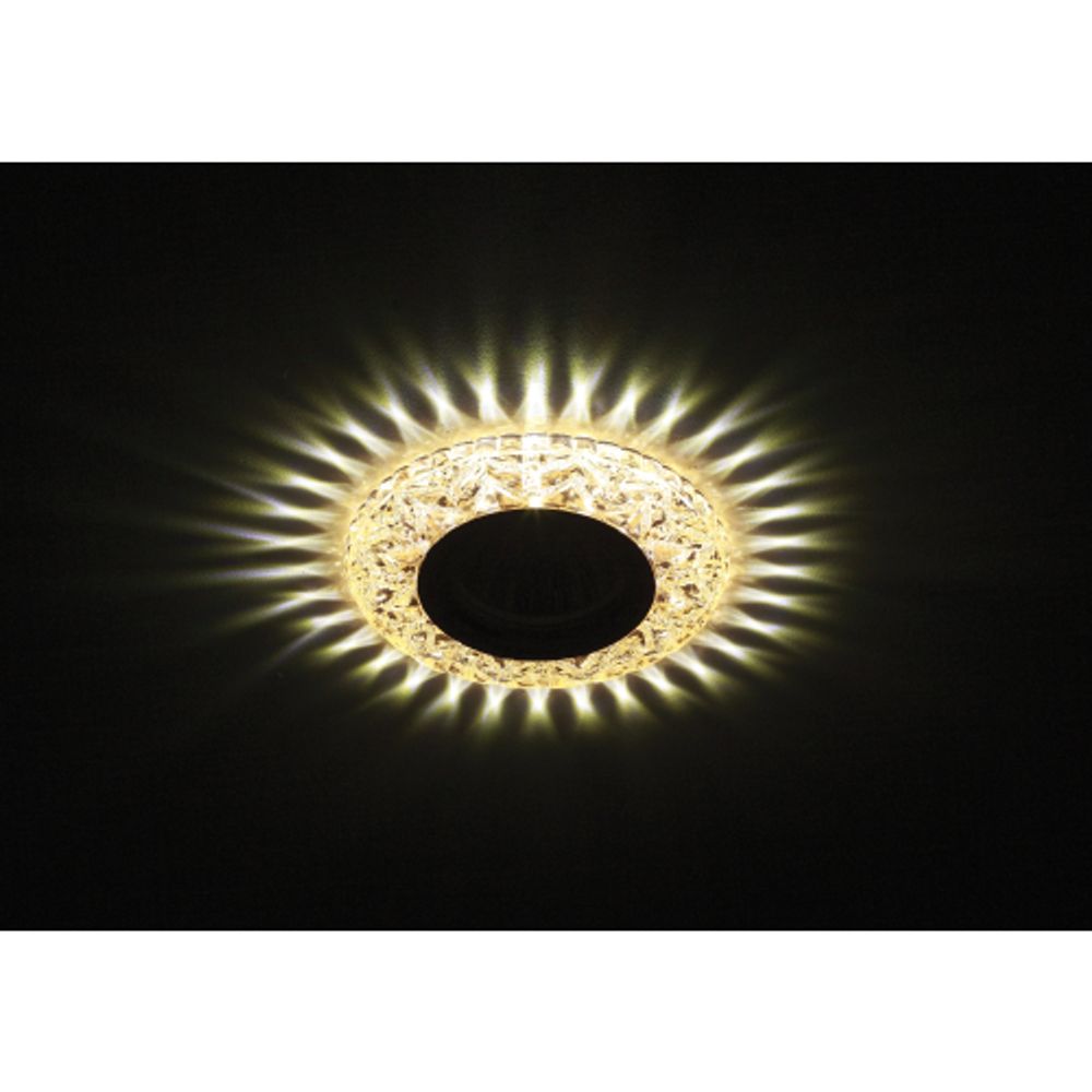 DK LD4 CHP/WH Светильник ЭРА декор cо светодиодной подсветкой MR16, шампань