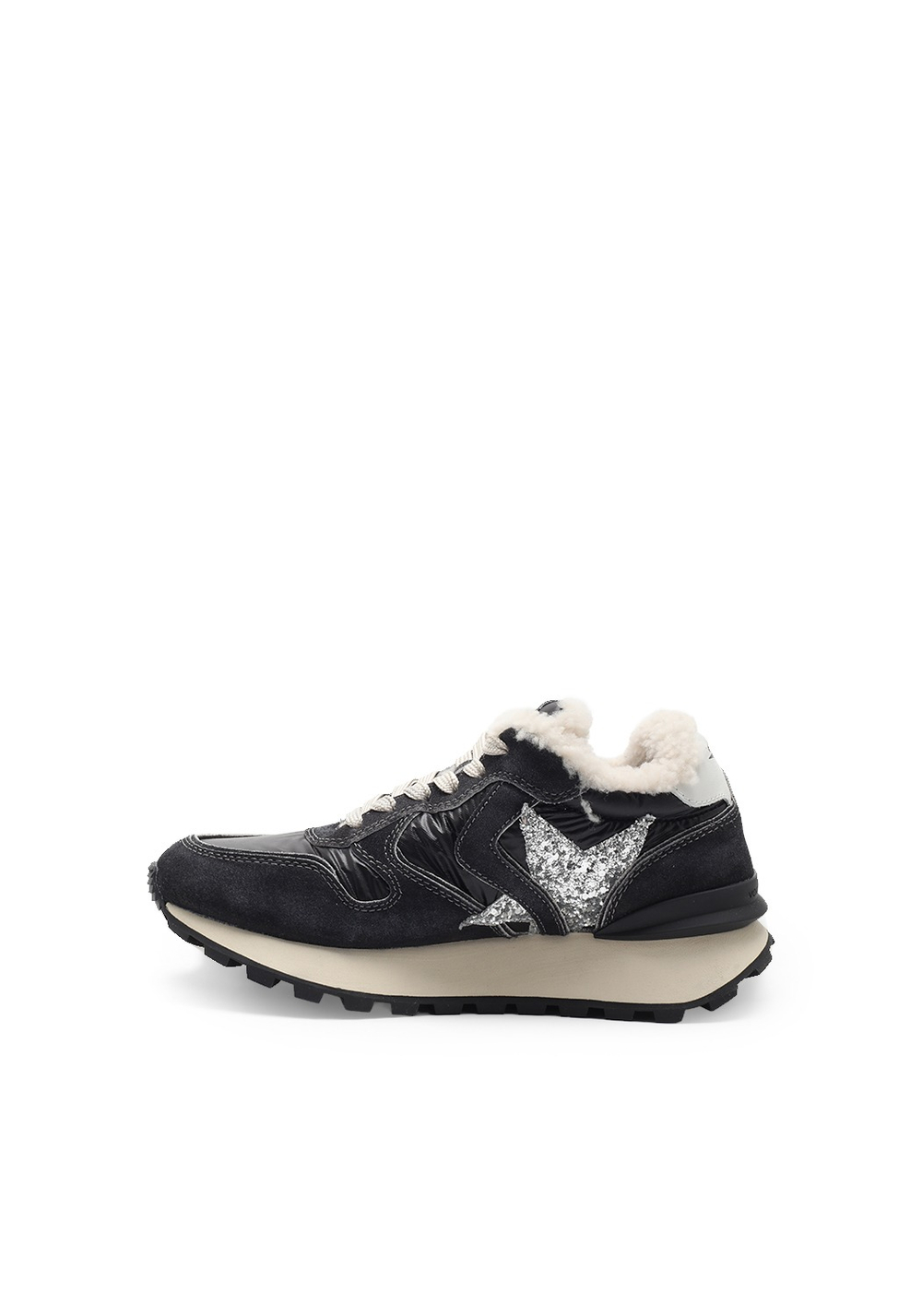 Кроссовки женские VOILE BLANCHE Paris Race Star Fur