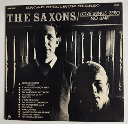 Винтажная виниловая пластинка LP The Saxons Love Minus Zero No Limit (USA 1966)